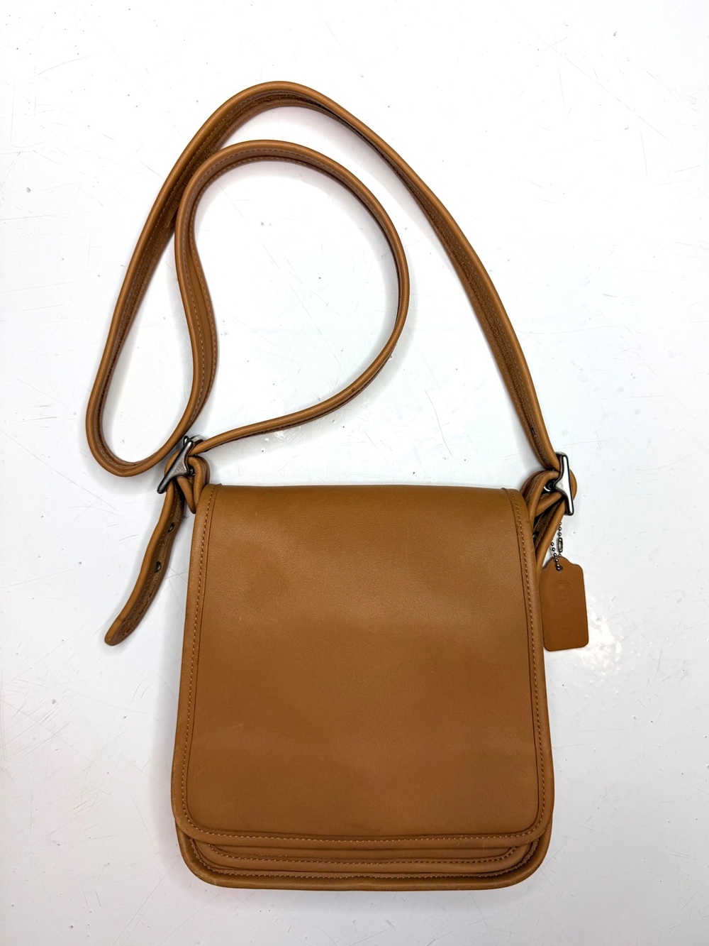 Vintage Coach 9145 Legacy Medium Studio Flap Bag-Camel Vintage Y2K